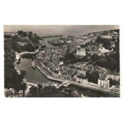 BELLE-ILE-en-MER: LE PALAIS: bassins à marée haute vue aérienne 10X15 - très bon état
