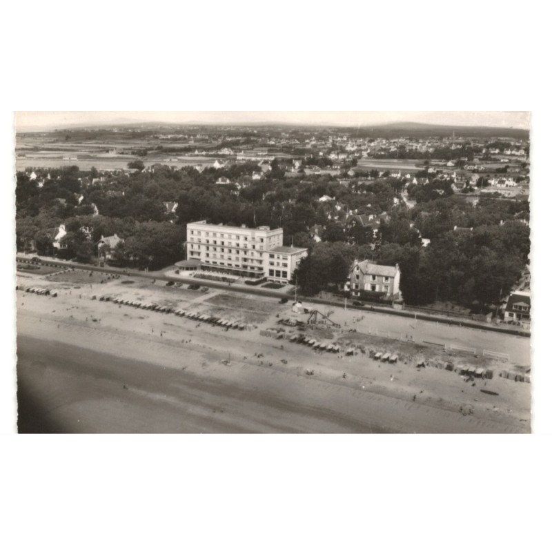 CARNAC: centre de la plage vue aérienne 10X15 - très bon état