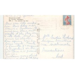 BELLE-ILE-en-MER: LE PALAIS: vue générale du port vue aérienne 10X15 - très bon état