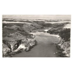 BELLE-ILE-en-MER: BANGOR: plage et port kérel vue aérienne 10X15 - très bon état