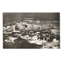 BELLE-ILE-en-MER: la pointe des poulains vue aérienne 10X15 - très bon état