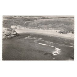BELLE-ILE-en-MER: GOULPHAR: port donnant et la plage vue aérienne 10X15 - très bon état