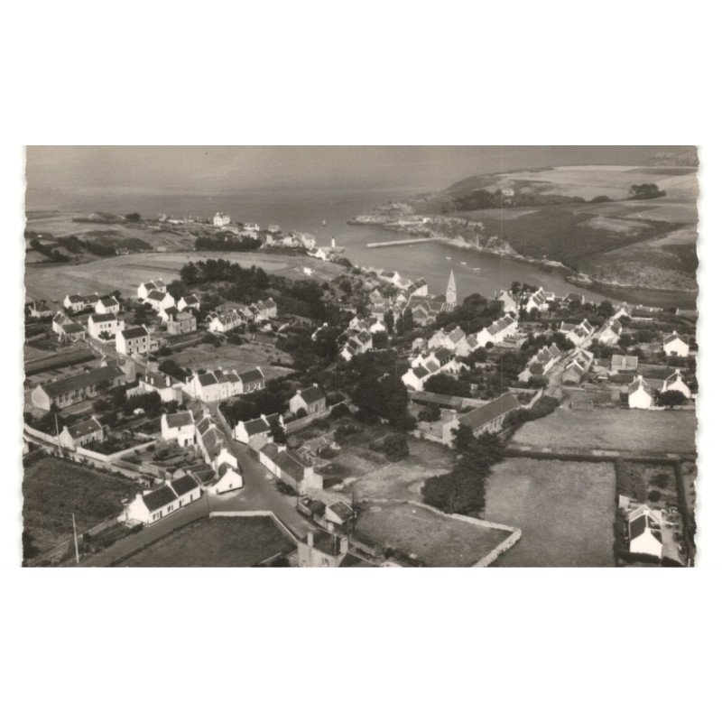 BELLE-ILE-en-MER: vue aérienne 10X15 - très bon état
