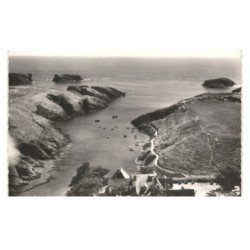 BELLE-ILE-en-MER: GOULPHAR: le port vue aérienne 10X15 - très bon état