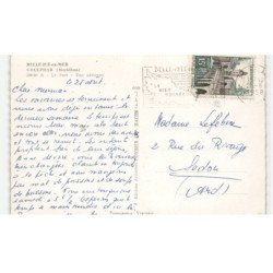 BELLE-ILE-en-MER: GOULPHAR: le port vue aérienne 10X15 - très bon état