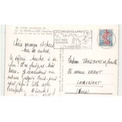 LA TRINITE-sur-MER: la criée et vue sur la rive droite vue aérienne 10X15 - très bon état