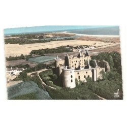 SARZEAU: ruines du château de suscinio vue aérienne 10X15 - très bon état