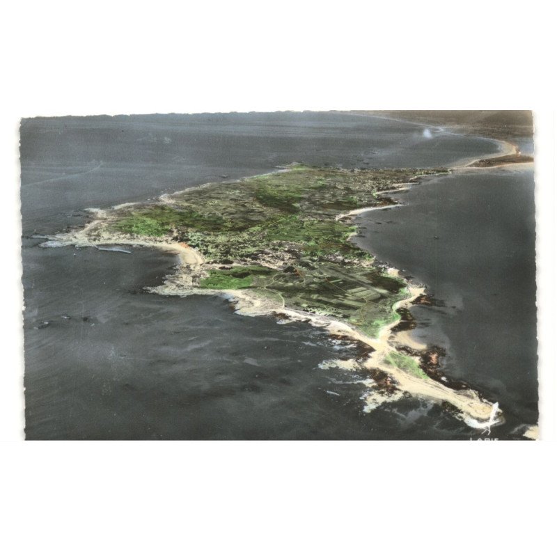QUIBERON: depuis la pointe de conguel aérienne 10X15 - très bon état