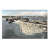 PORT-LOUIS: plage entre les remparts du 16e siècle la citadelle et vue panoramique vue aérienne 10X15 - très bon état