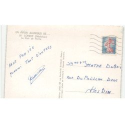 LORIENT: le port de pêche vue aérienne 10x15 - très bon état