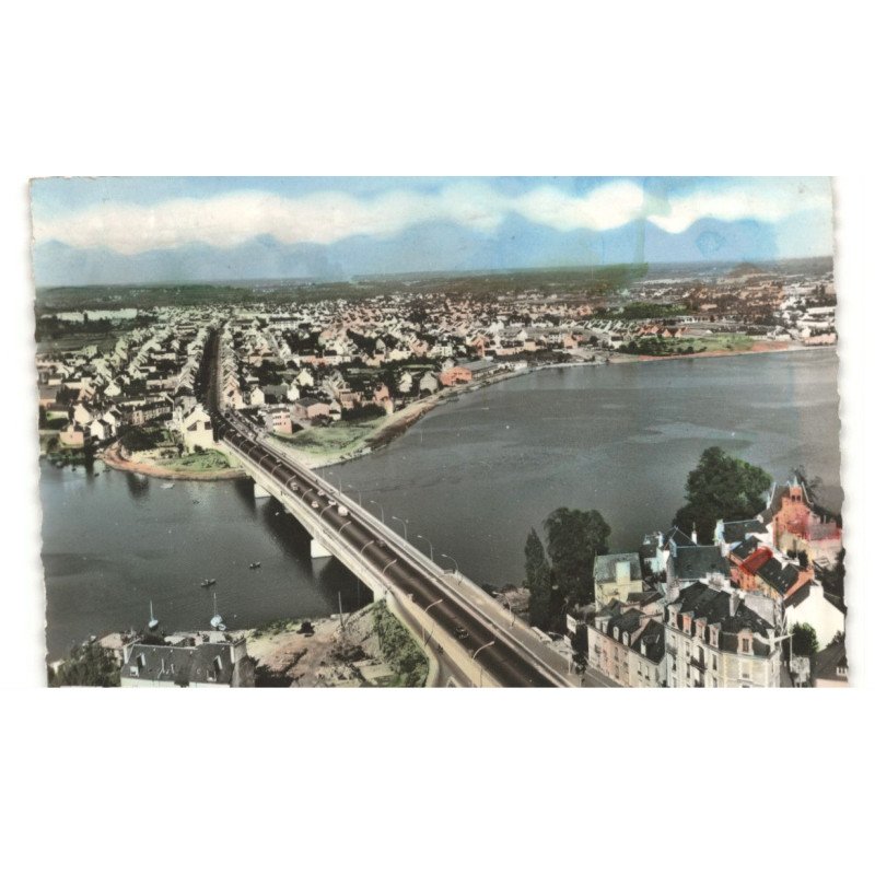 LORIENT: pont saint-christophe et vue panoramique sur lanester rue jean-jaurès - état
