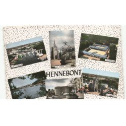 HENNEBONT: 6 vues vue aérienne 10x15 - très bon état