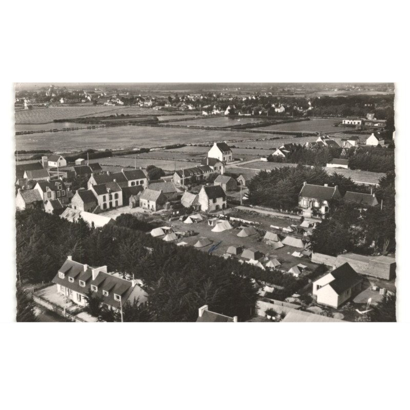 CARNAC-PLAGE: légenèse terrain des campeurs vue aérienne 10x15 - très bon état