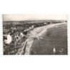 CARNAC-PLAGE: la grande plage et le pont vue aérienne 10x15 - très bon état