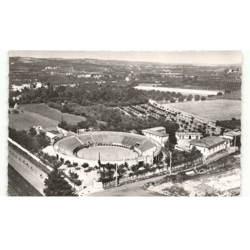 CERET: les arènes vue aérienne 10X15 - très bon état