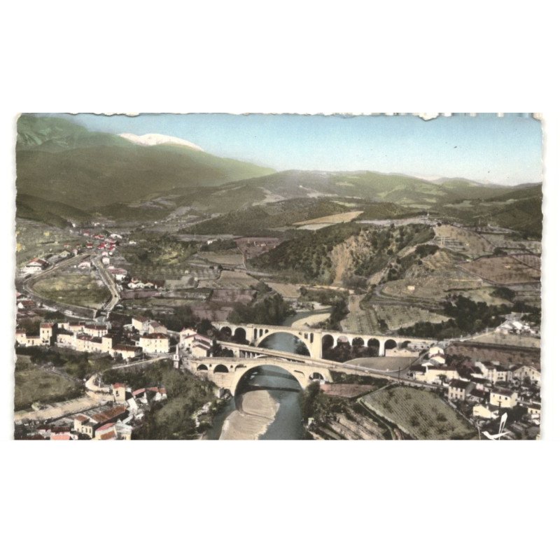 CERET: les trois ponts vue aérienne 10X15 - très bon état