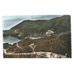 CERBERE: douane franco-espagnole, vue sur port-bou et la costa-brava vue aérienne 10X15 - très bon état