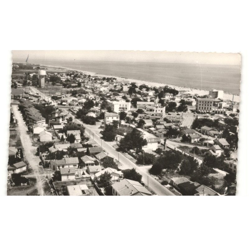 CANET-PLAGE: vue générale vue aérienne 10X15 - très bon état