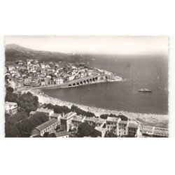 BANYULS-sur-MER: vue générale la plage et la nouvelle route vue aérienne 10X15 - très bon état