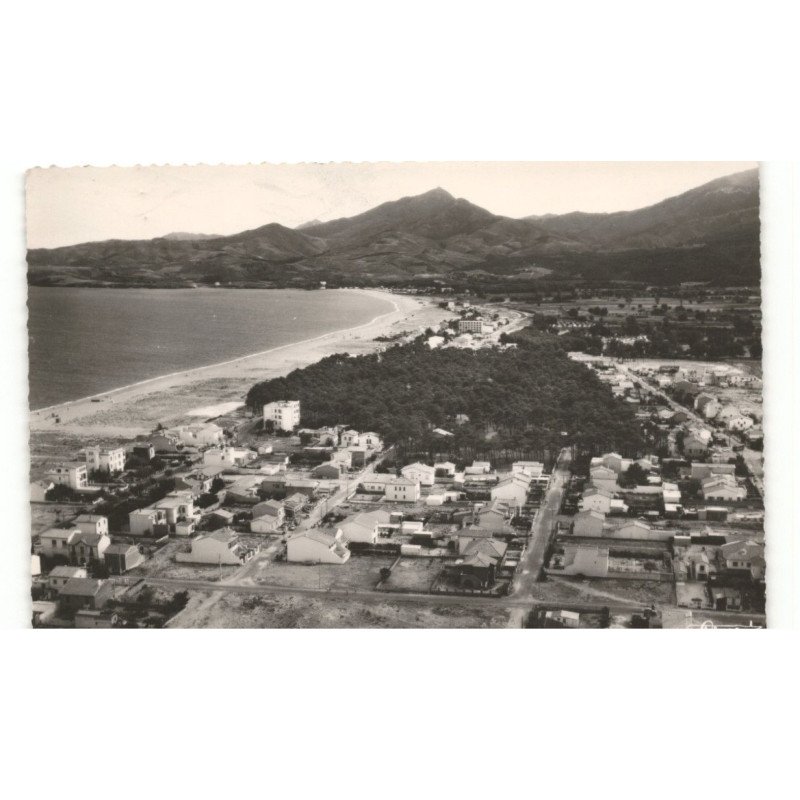 ARGELES-PLAGE: vue panoramique vue aérienne 10X15 - très bon état