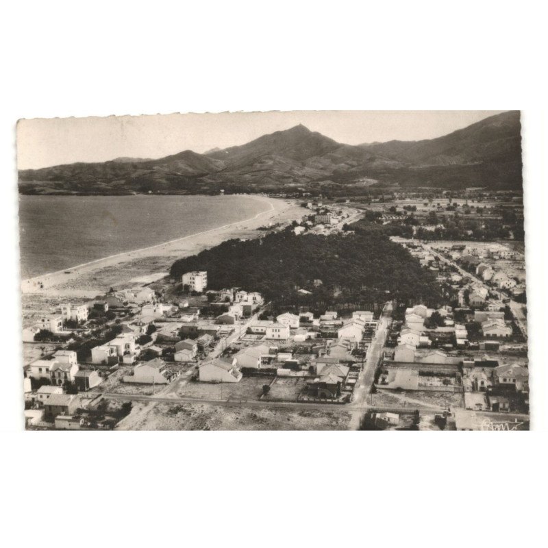 ARGELES-PLAGE: vue panoramique vue aérienne 10X15 - très bon état