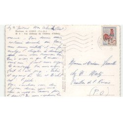 CERET: château d'aubery vue aérienne 10X15 - très bon état