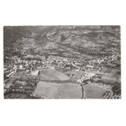 CERET: panoramique au 1er plan les arènes vue aérienne 10X15 - très bon état