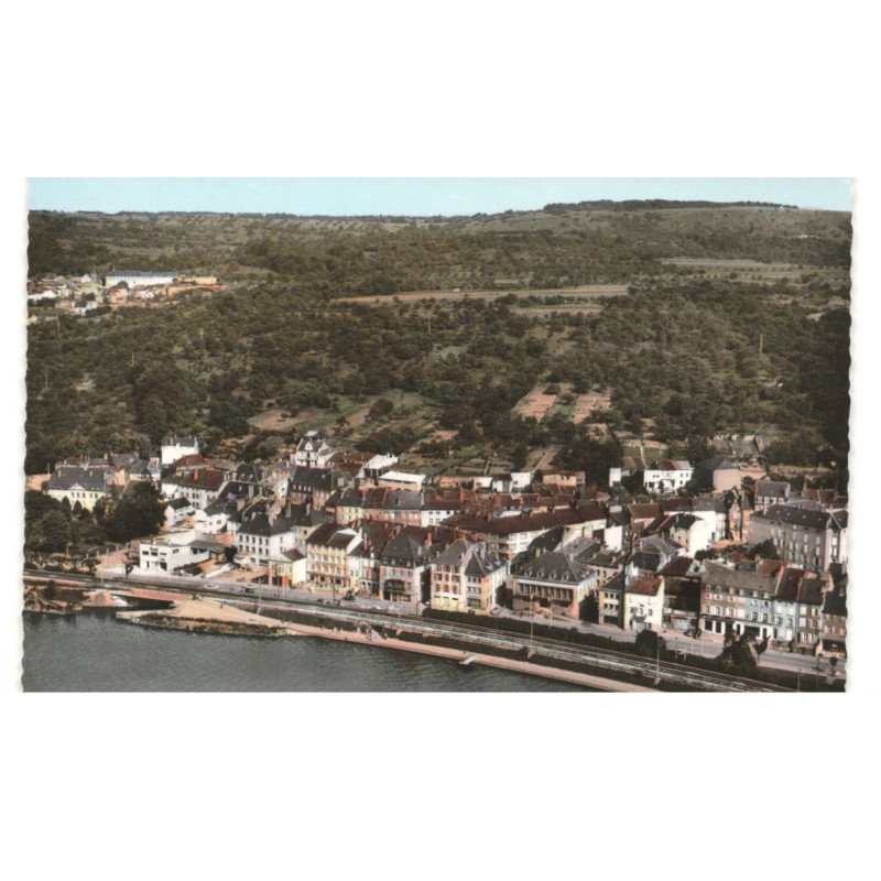 SIERCK-les-BAINS: vue générale vue aérienne 10X15 - très bon état