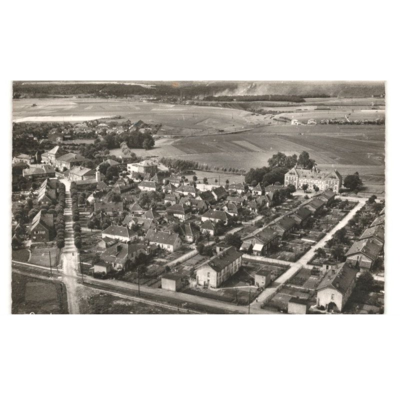 SAINTE-MARIE-aux-CHENES: mairie et cités sainte-marie vue aérienne 10X15 - très bon état