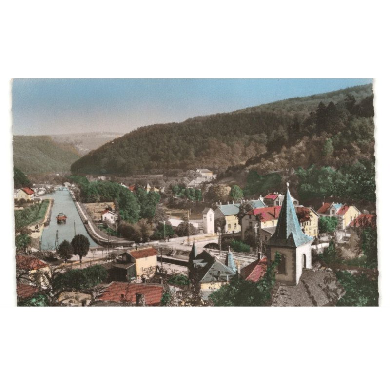 LUTZELBOURG: vue générale vue aérienne 10x15 - très bon état