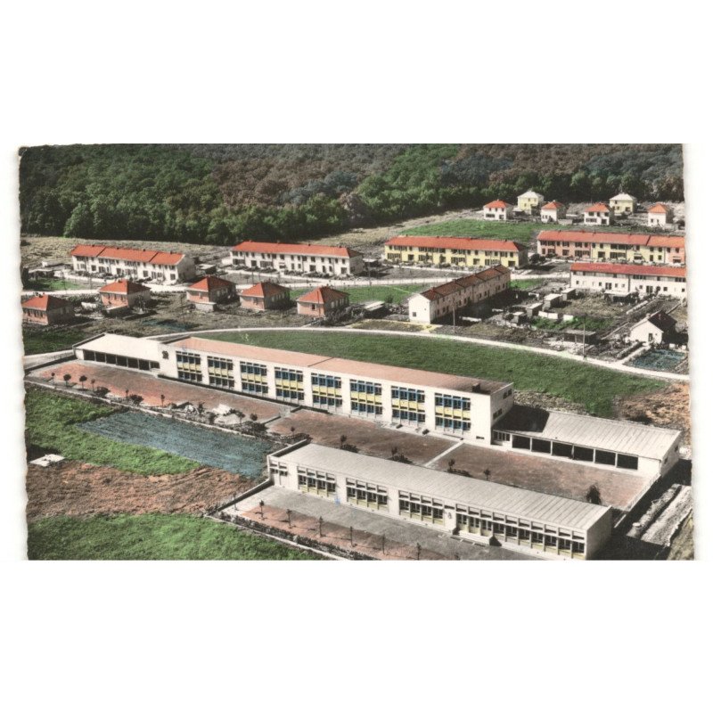 GUENANGE: groupe scolaire est vue aérienne 10x15 - très bon état