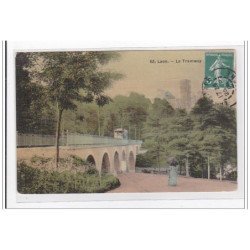 LAON : le tramway (toillée) - tres bon etat