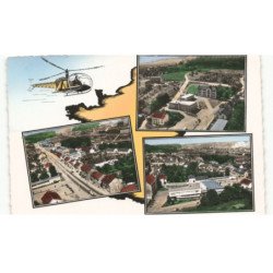SEREMANGE-ERZANGE: 3 vues vue aérienne 10x15 - très bon état