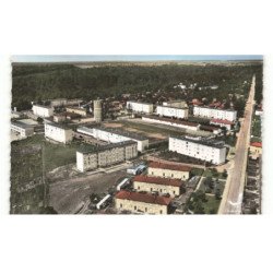 SAINT-NICOLAS-en-FORET: le bout des terres et le stade vue aérienne 10X15 - très bon état