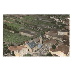 SAULNY: l'église vue aérienne 10X15 - très bon état