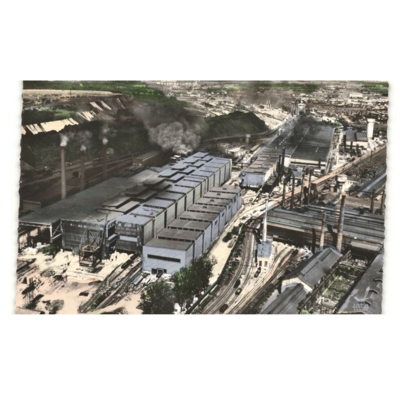 SEREMANGE-ERZANGE: les usines sollac vue aérienne 10X15 - très bon état