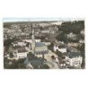 PETITE-ROSSELLE: quartier de l'église vue aérienne 10X15 - très bon état