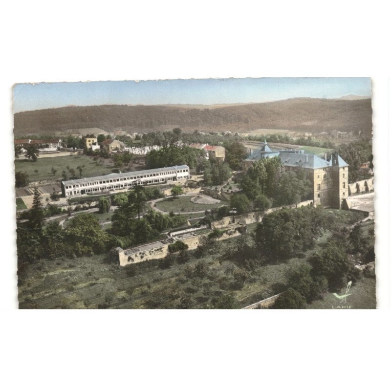 LONGEVILLE-les-SAINT-AVOLD: la maison de repos de notre-dame de la paix vue aérienne 10X15 - très bon état