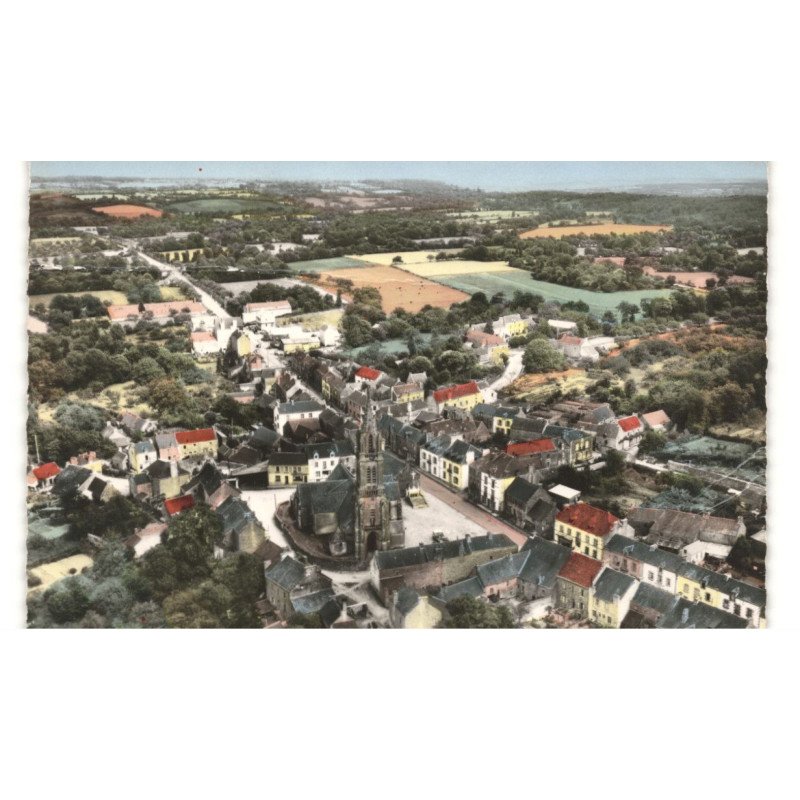 SAINT-JEAN-BREVELAY: vue générale vue aérienne 10X15 - très bon état