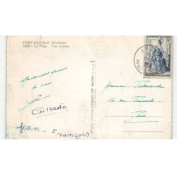 PORT-NAVALO: la plage vue aérienne 10X15 - très bon état