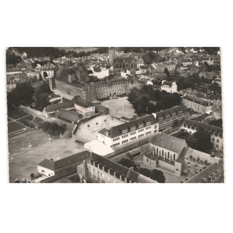 PLOERMEL: séminaire et du collège lamennais vue aérienne 10X15 - très bon état