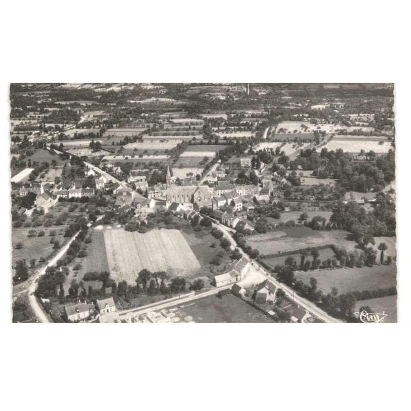 PLEUCADEUC: vue générale vue aérienne 10X15 - très bon état