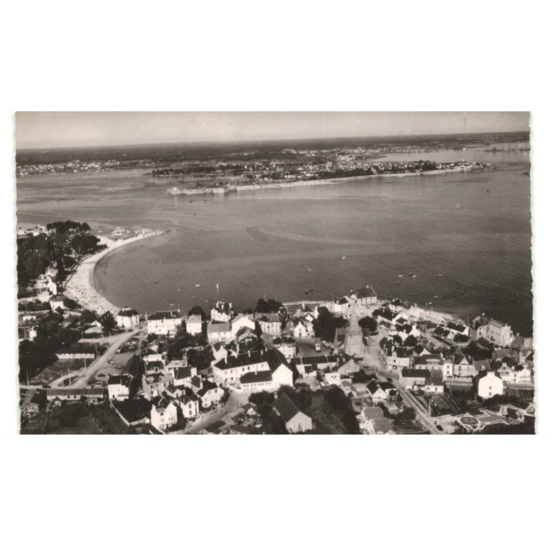 LARMOR-PLAGE: citadelle de port-louis vue aérienne 10X15 - très bon état