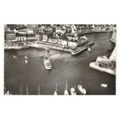 BELLE-ILE-EN-MER: le port du palais vue aérienne 10X15 - très bon état