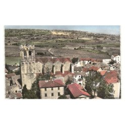 BAIXAS: l'église vue aérienne 10X15 - très bon état