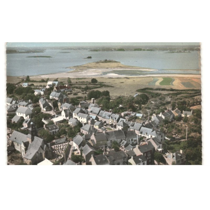 ILE D'ARZ: vue générale vue aérienne 10X15 - très bon état
