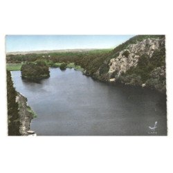SAINT-VINCENT-sur-OUST: l'ile aux pies vue aérienne 10X15 - très bon état