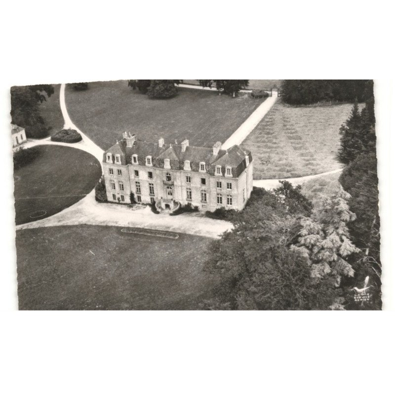 TREGRANTEUR: le château vue aérienne 10X15 - très bon état