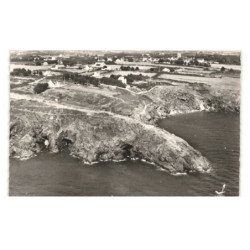 SAINT-GILDAS-de-RHUYS: pointe du grand-mont vue aérienne 10X15 - très bon état