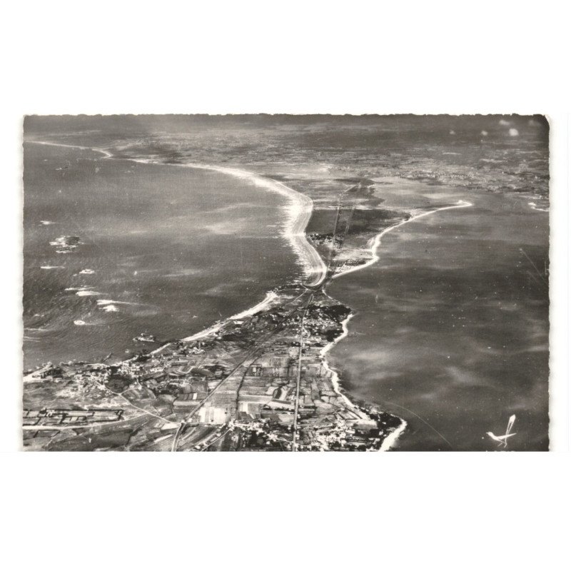 PRESQU'ILE DE QUIBERON: l'entre deux mers vue aérienne 10X15 - très bon état